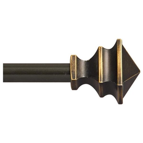 Kenney Mfg Co Kenney Mfg Co KN55479 28-48 0.5 in. Bronze Deco Rod 209133